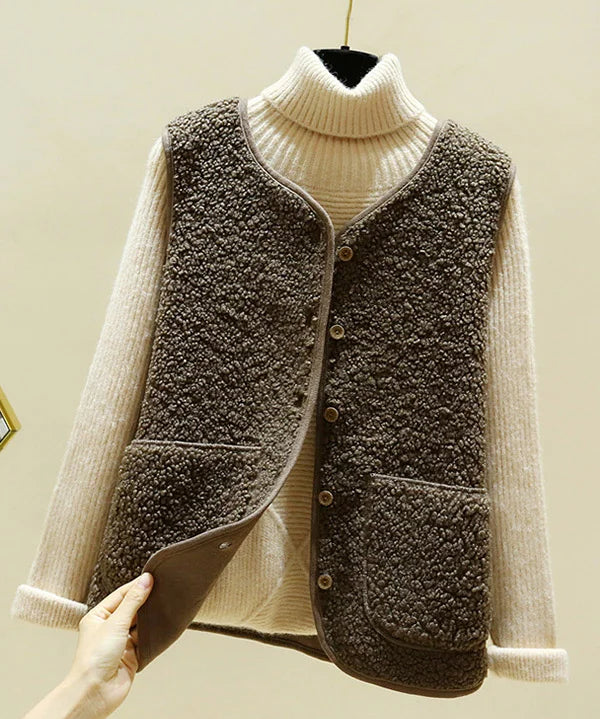 Veste Laine Sans Manches