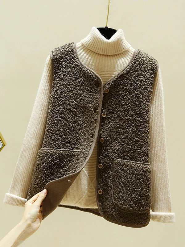 Veste Laine Sans Manches