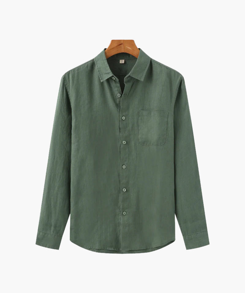 Chemise en Lin 100 % Naturel Élégance Décontractée