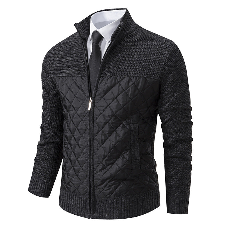 Veste Élégante en Jacquard Twill Chaude pour Homme