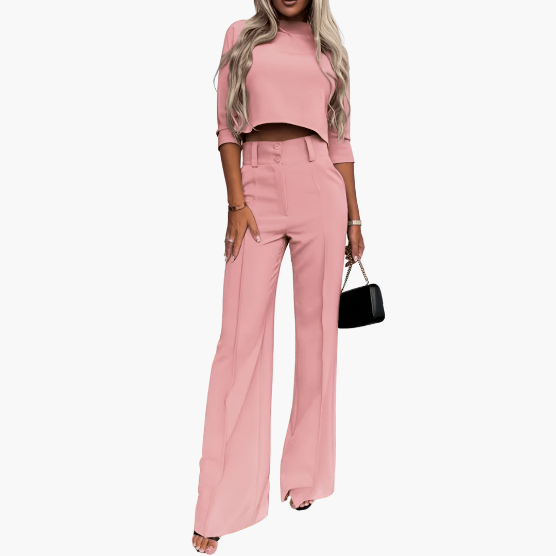 Haut élégant avec des jambes larges