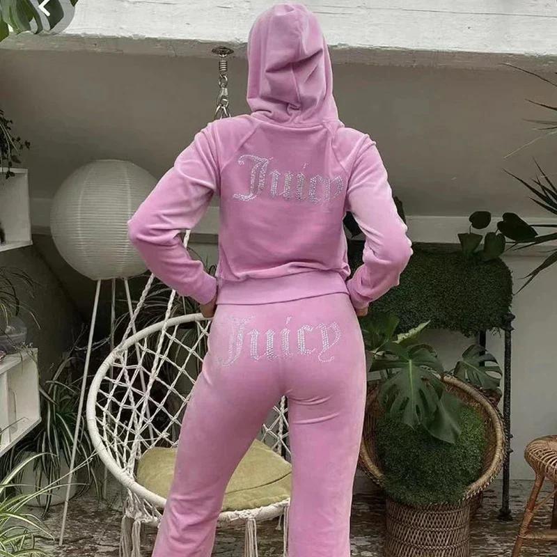 Ensemble de sport brillant pour femmes Juteux