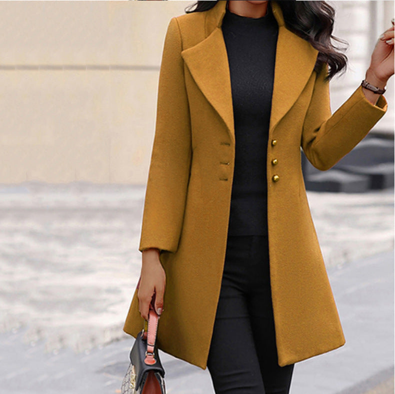 Manteau Prestige Féminin Élégant
