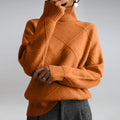 Pull Col Roulé en Cachemire Doux pour Femmes