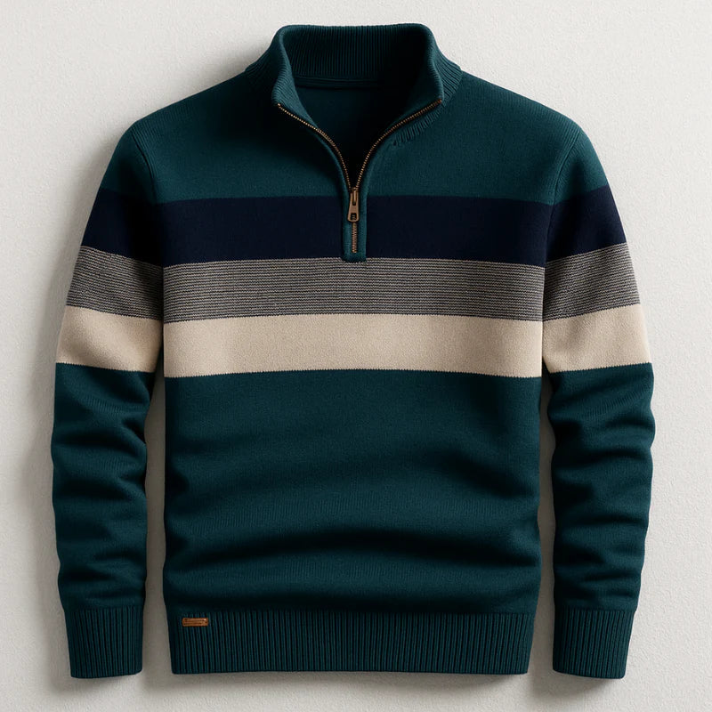 Pull Lorven Rayé pour Homme – Look Moderne Décontracté