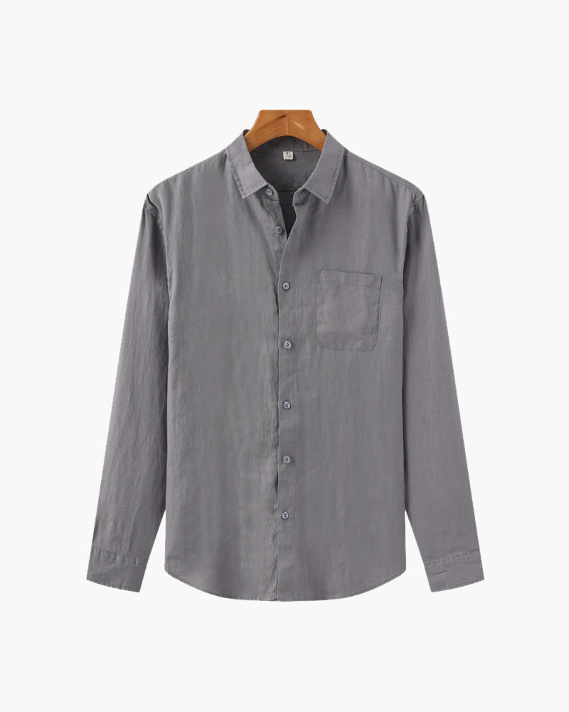 Chemise en Lin 100 % Naturel Élégance Décontractée