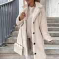 Manteau en Teddy Doux et Chaud