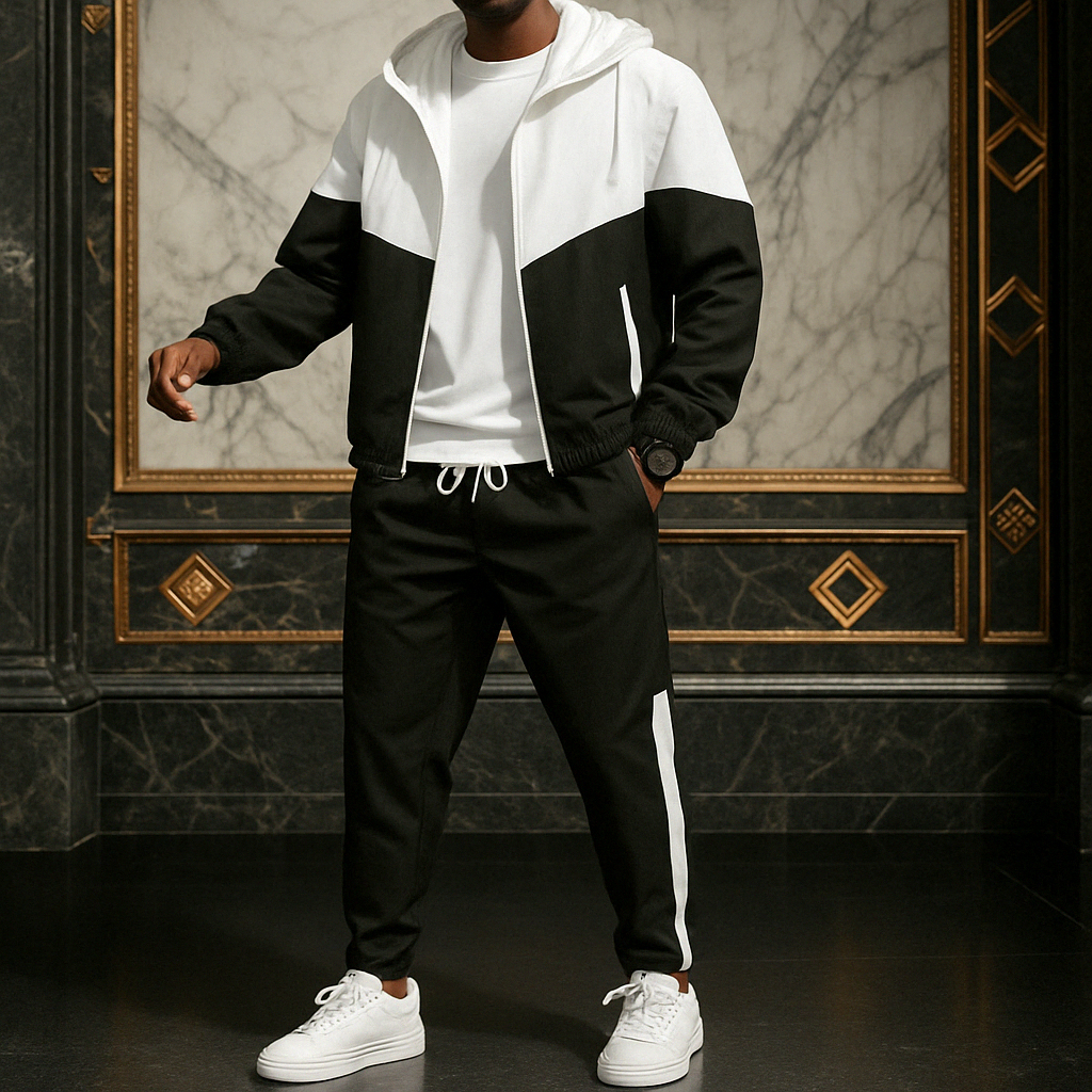 Ensemble Sport Bicolore & Survêtement Tendance