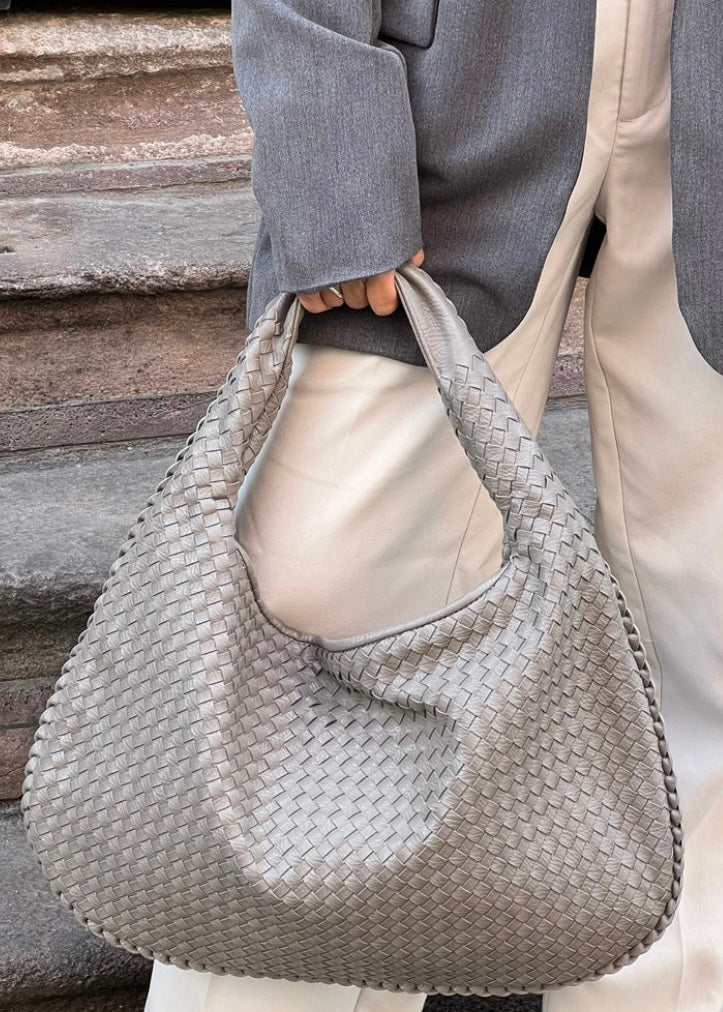Sac cabas fourre-tout élégant en cuir vegan zippé