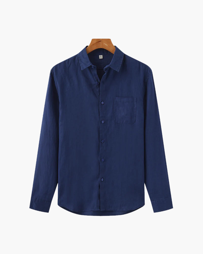 Chemise en Lin 100 % Naturel Élégance Décontractée