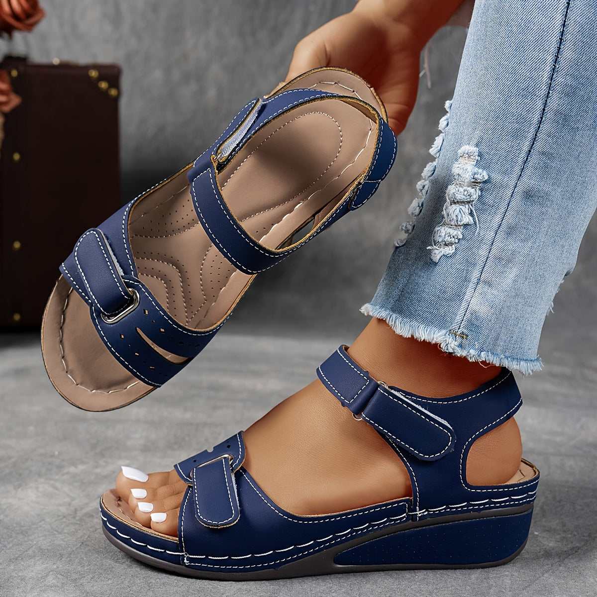 Sandales ergonomiques pour femme – Soutien structuré, semelle confortable, au quotidien