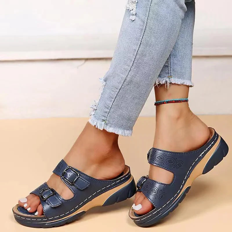 Sandales Féminines Élégantes | Confort & Cuir Souple