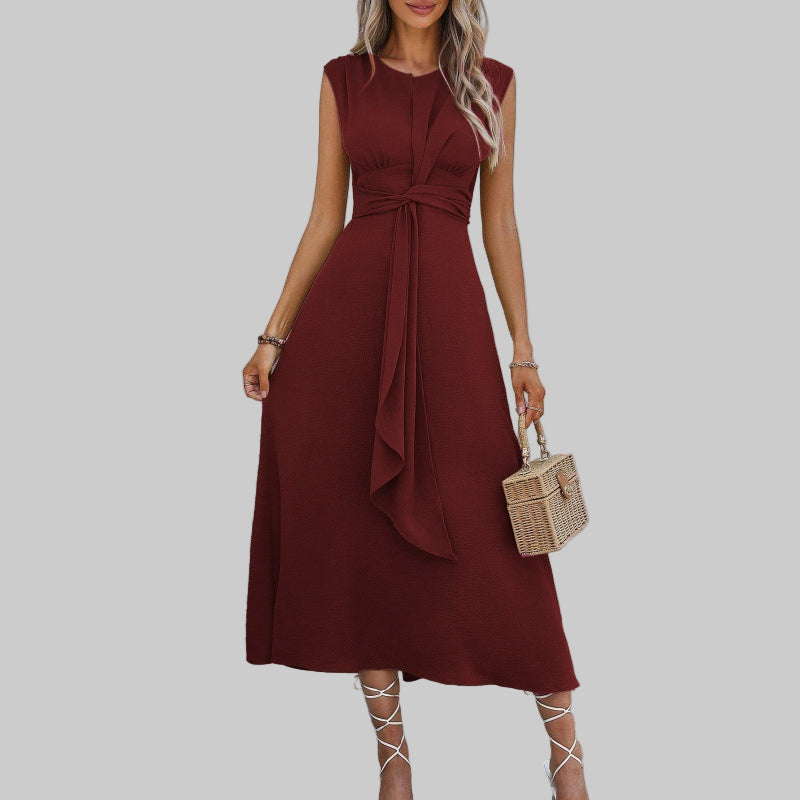Robe maxi élégante sans manches