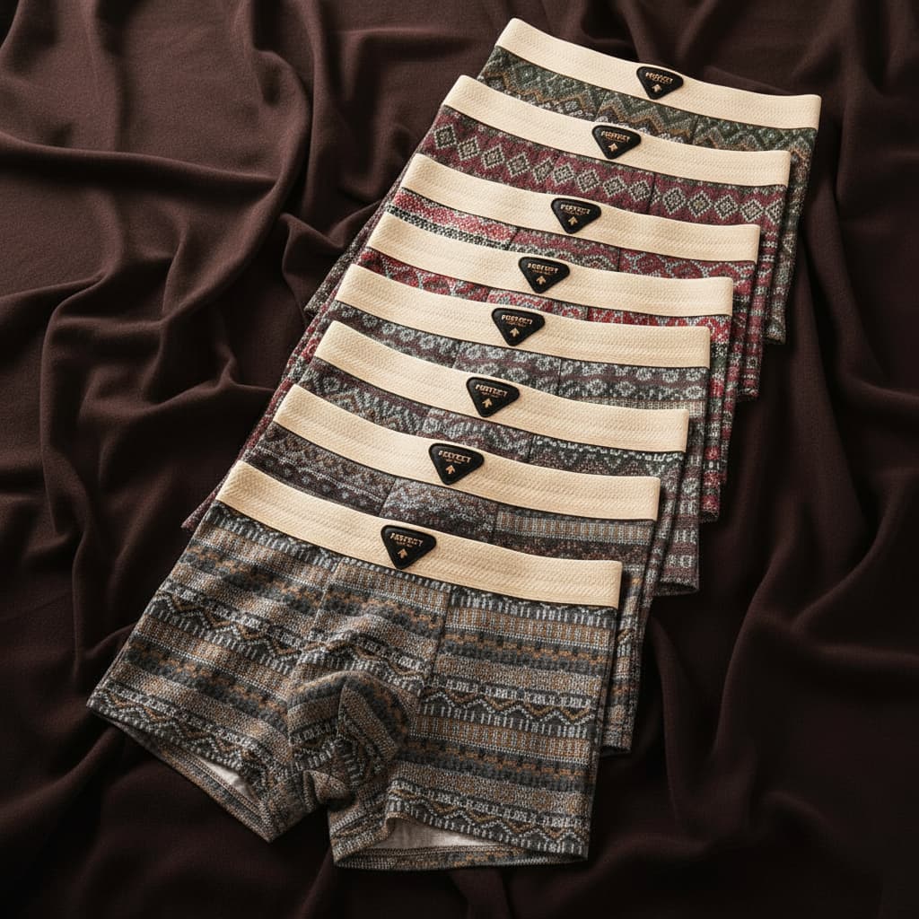 Retro Cotton Boxer Shorts