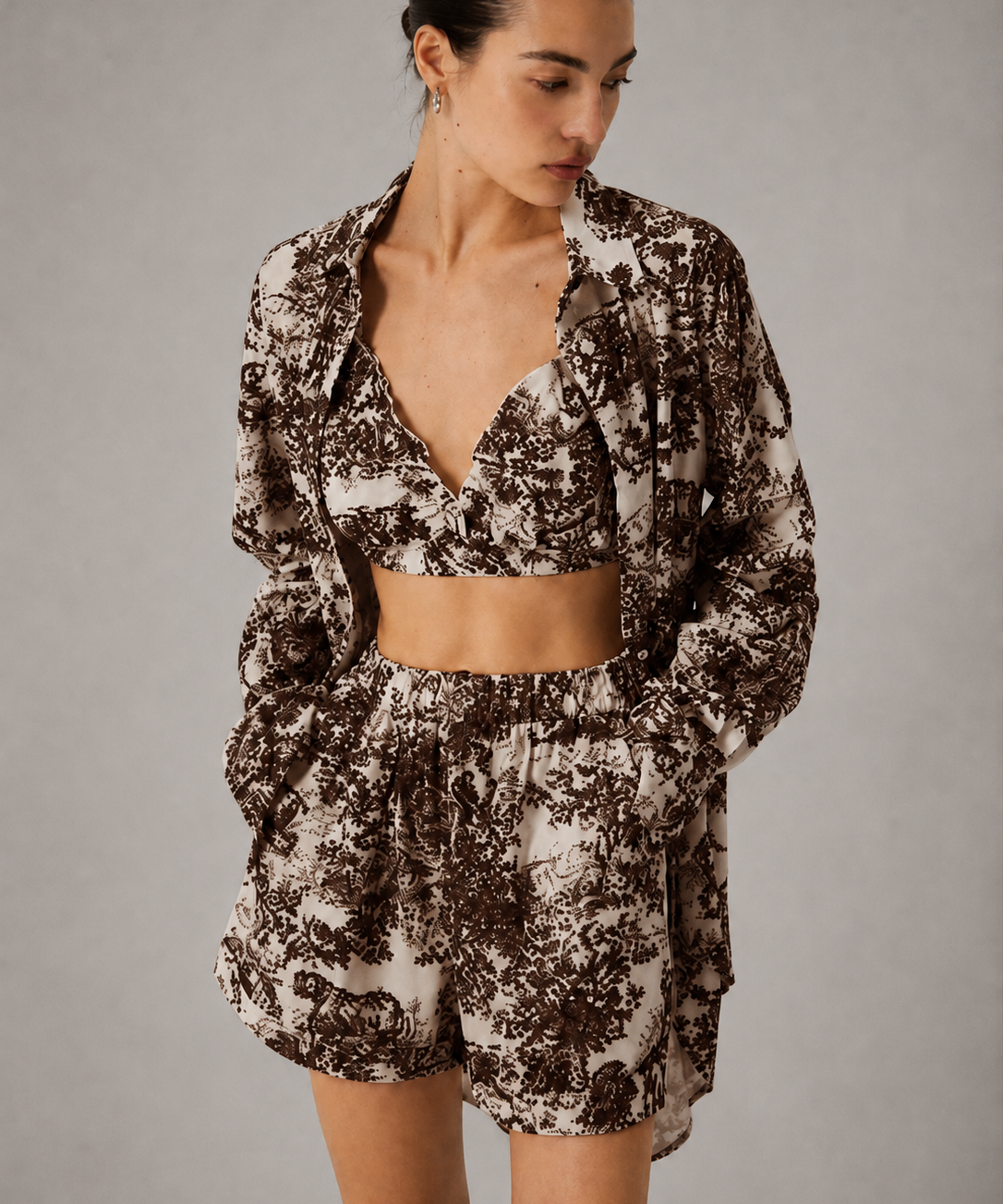 Ensemble Short & Gilet - Tenue Élégante Décontractée