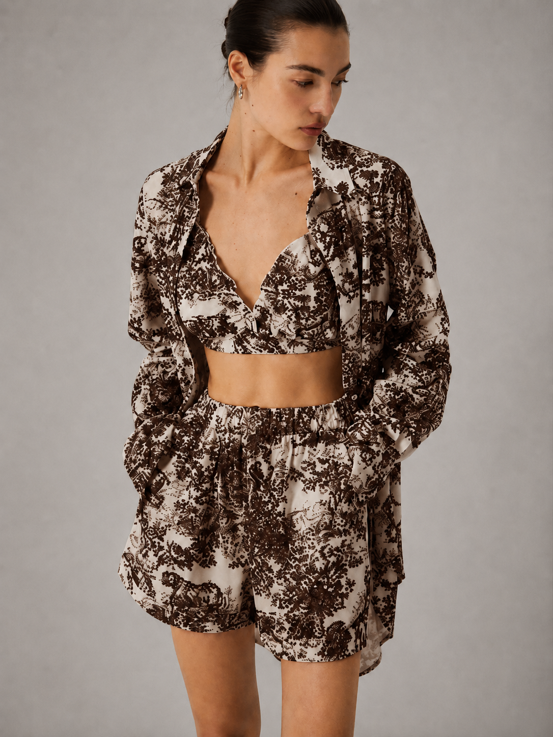 Ensemble Short & Gilet - Tenue Élégante Décontractée