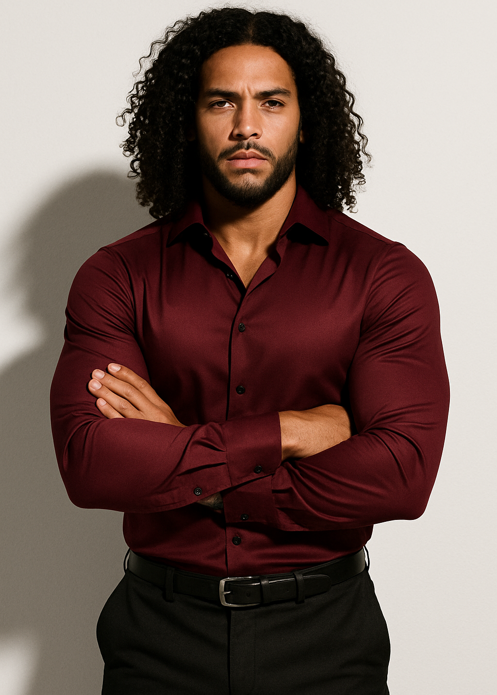Chemise Habillée Moderne Homme – Coupe Slim Élégante