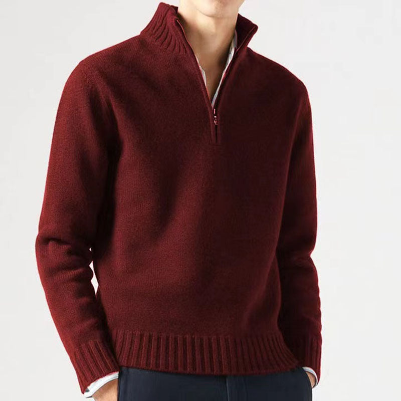 Pull-over à zip pour hommes