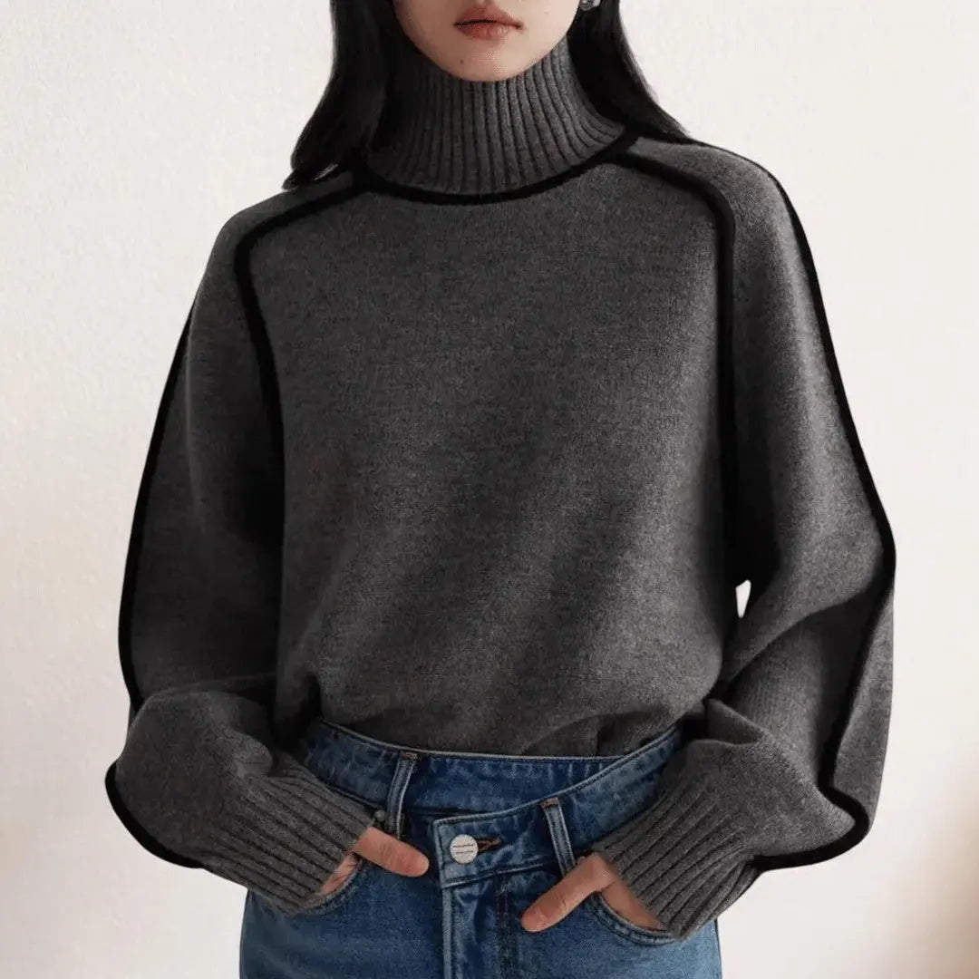Pull Col Roulé Premium