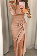 Robe de soirée chic à épaules dénudées