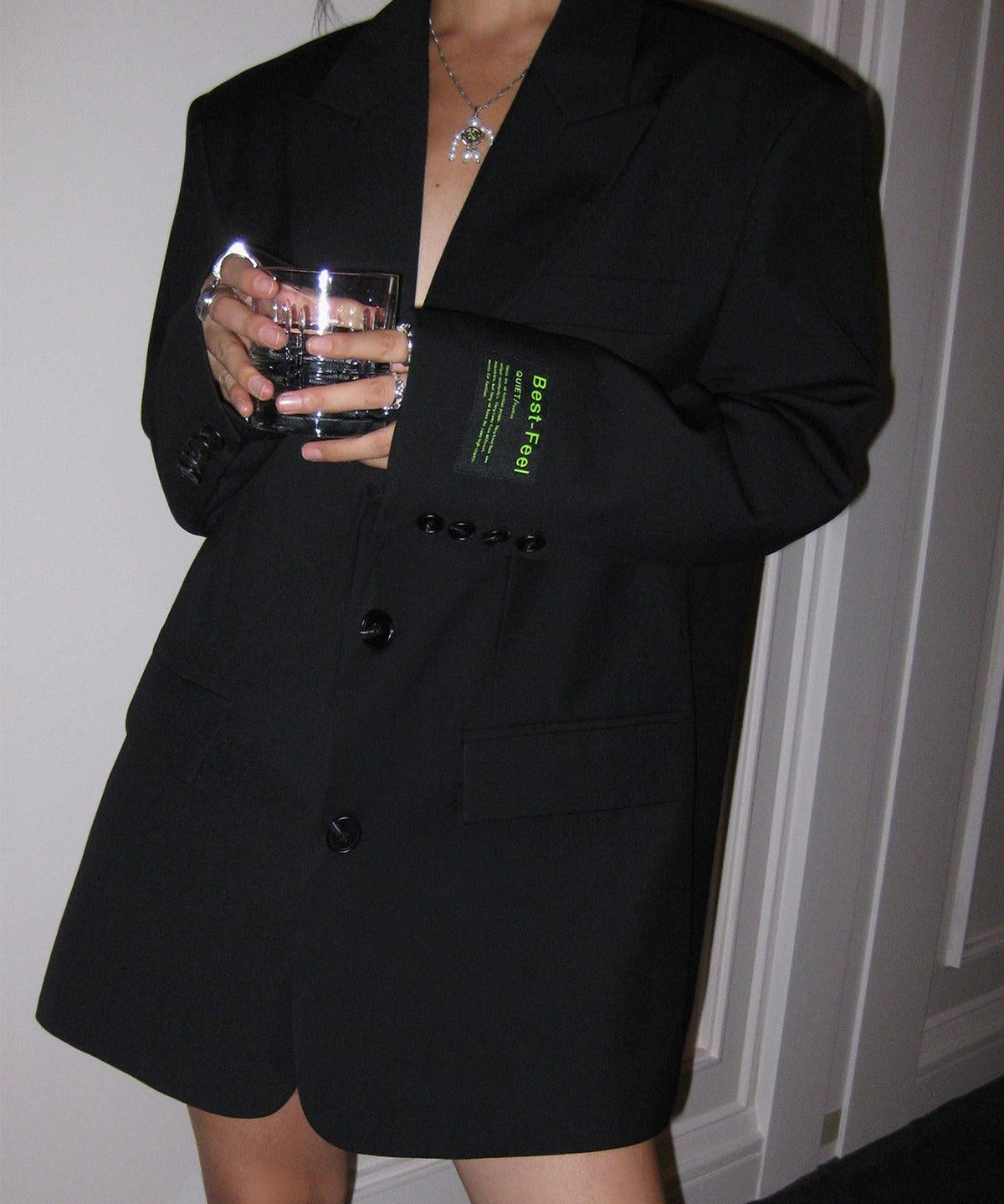 Blazer Oversized Élégant pour Femme – Revers Classique