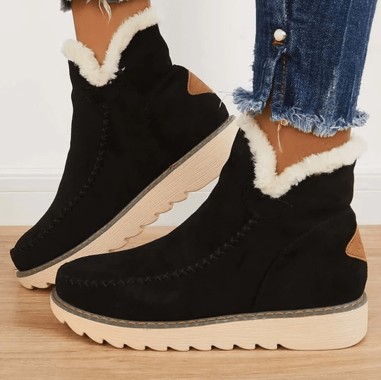 Bottes d’Hiver Confortables pour Femme – Chaleur & Élégance