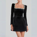 Robe Mini Velours & Tenue de Soirée Chic