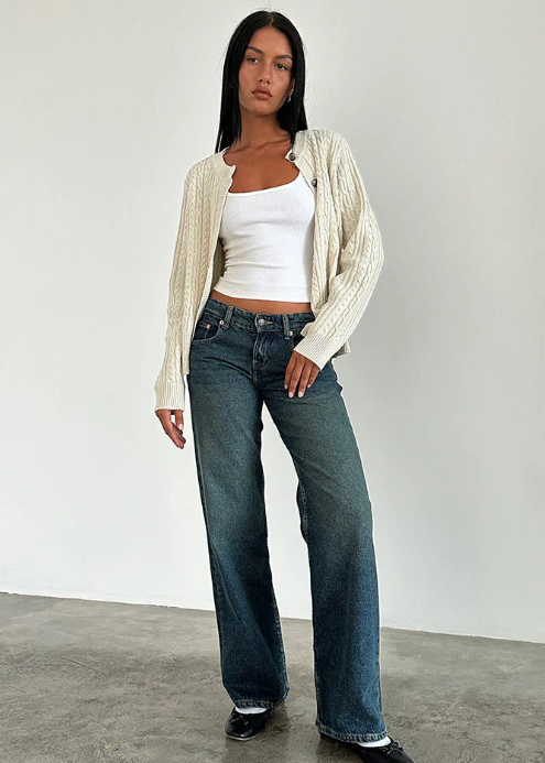 Jeans Taille Basse pour Femmes