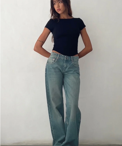 Jeans Taille Basse pour Femmes
