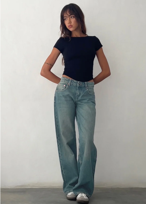 Jeans Taille Basse pour Femmes