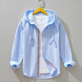 Veste à Capuche en Coton Égyptien