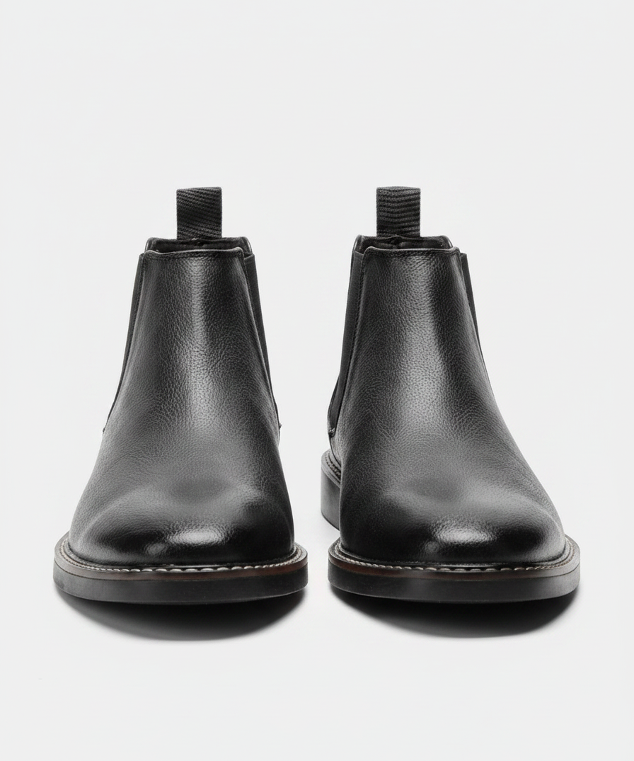 Bottes Chelsea Classiques – Cuir véritable, panneaux élastiques, pour le quotidien et le bureau
