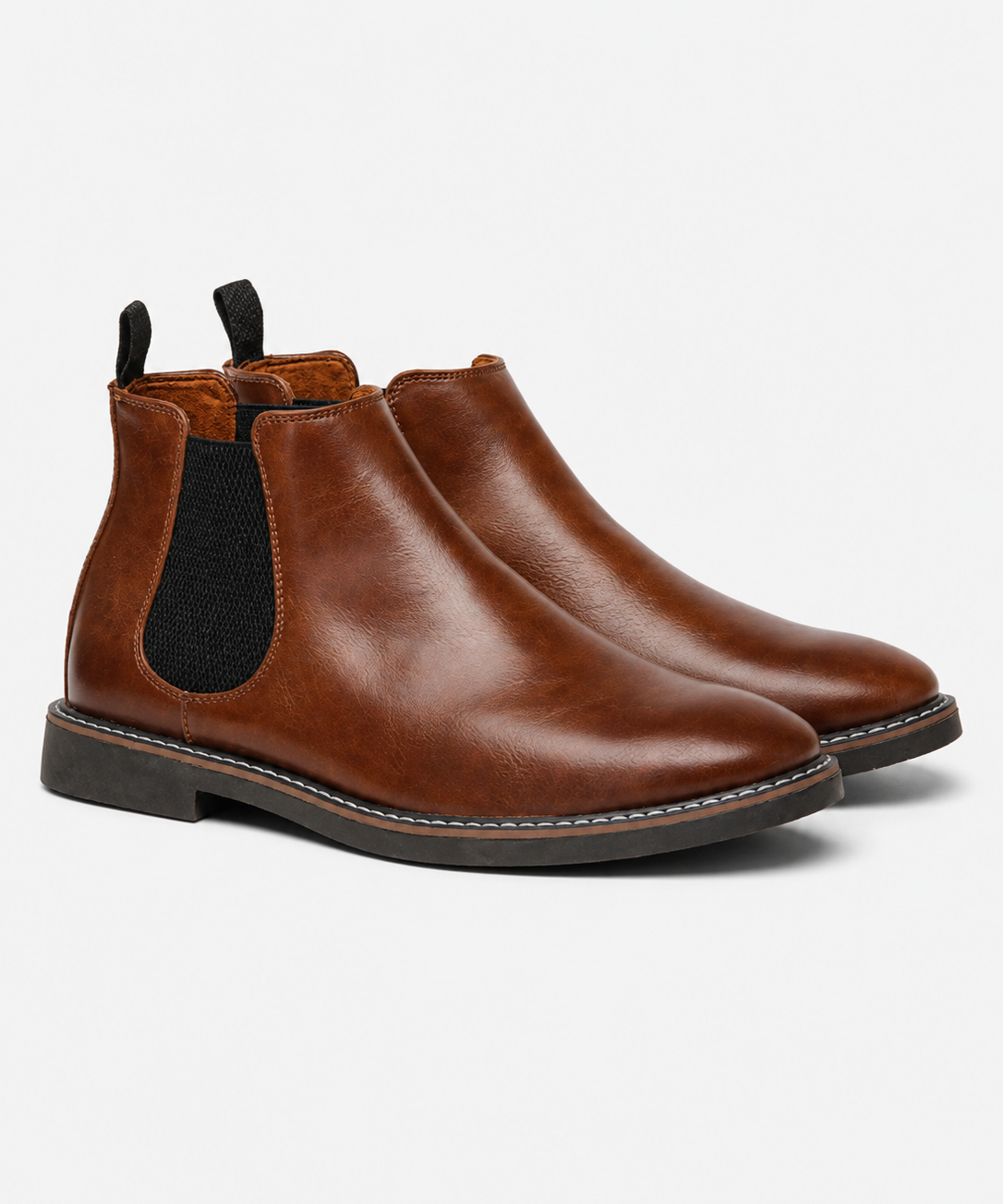 Bottes Chelsea Lisses – Tige montante, empiècements élastiques, pour le quotidien