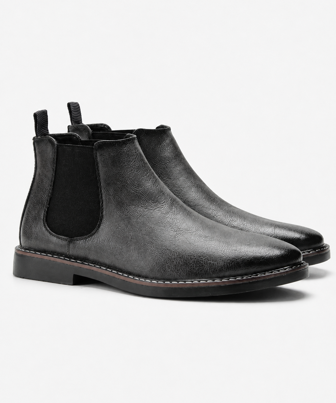 Bottes Chelsea homme – Cuir classique, panneaux élastiques, style élégant