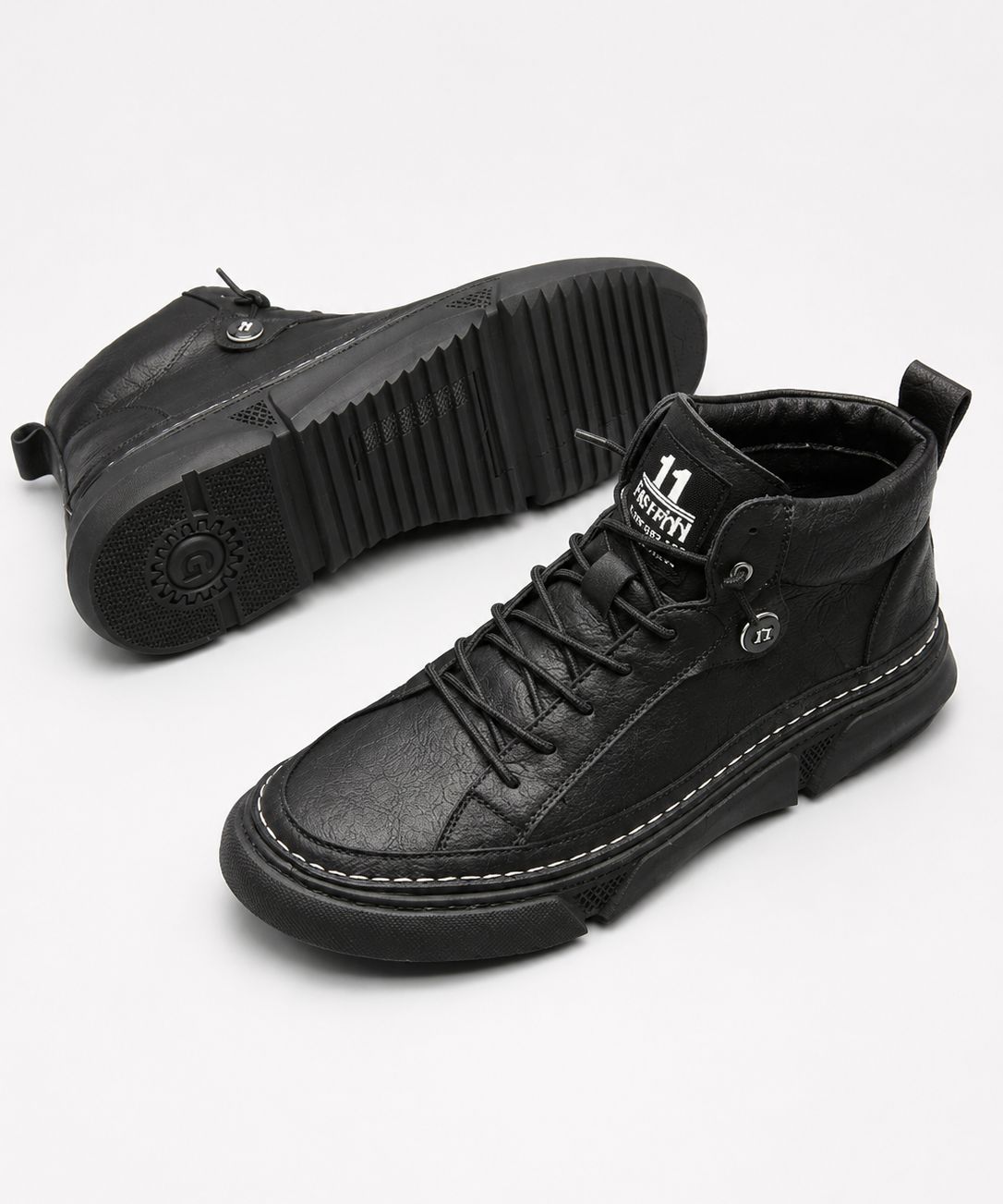 Bottes Hautes à Lacets – Construction durable, maintien confortable, pour le quotidien