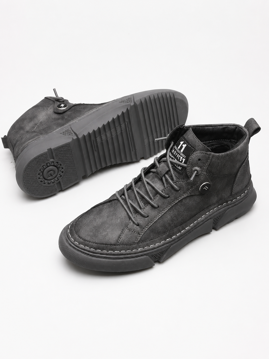Bottes Hautes à Lacets – Construction durable, maintien confortable, pour le quotidien