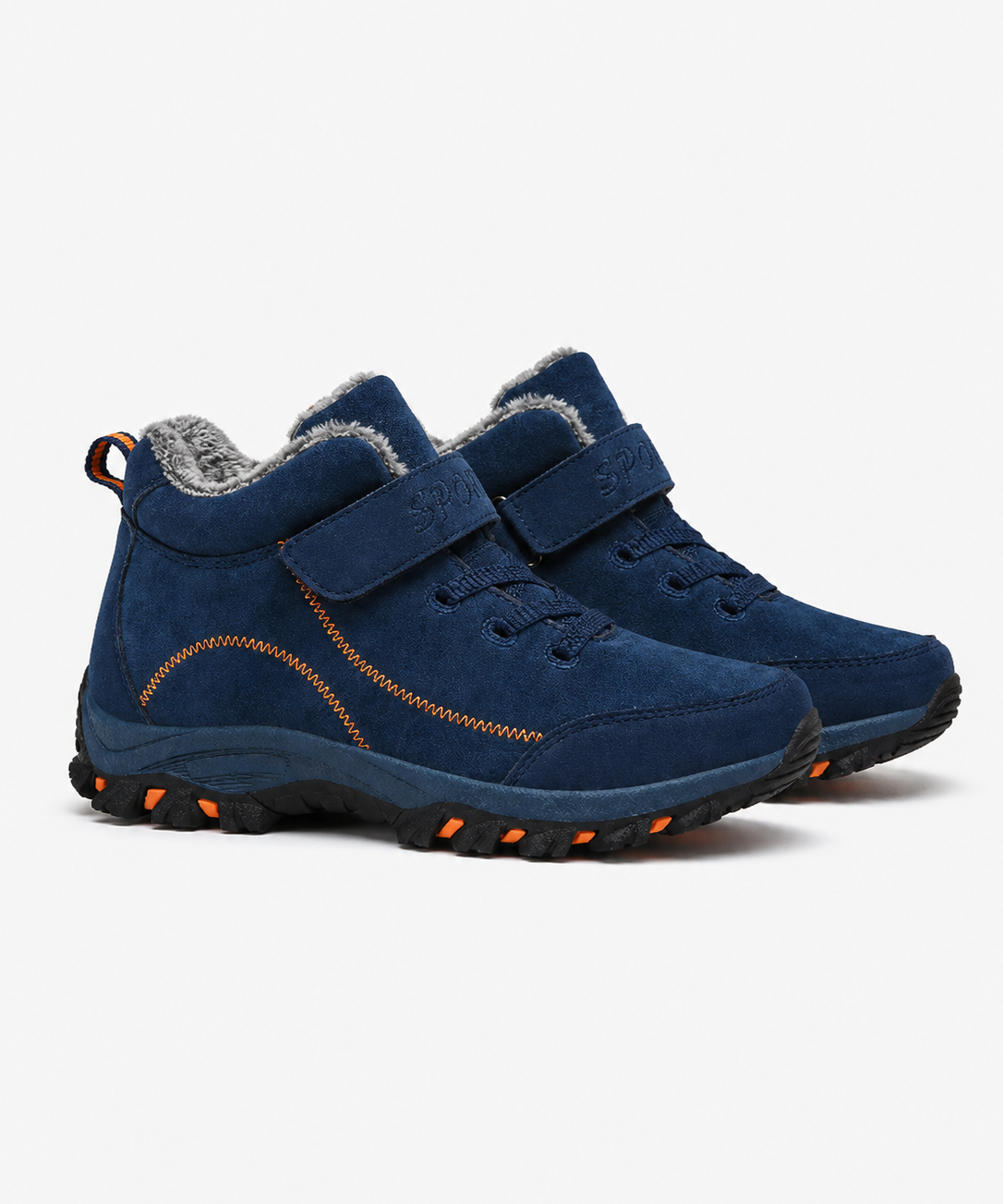 Bottes d'Hiver Montantes – Doublure douce, fermeture à lacets, pour la neige et la ville