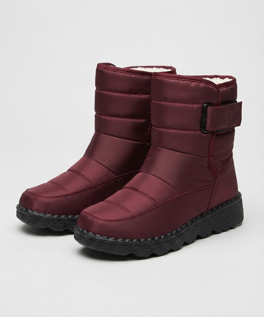 Bottes d'hiver pour femmes – Imperméables, fourrées, coupe cheville, style décontracté