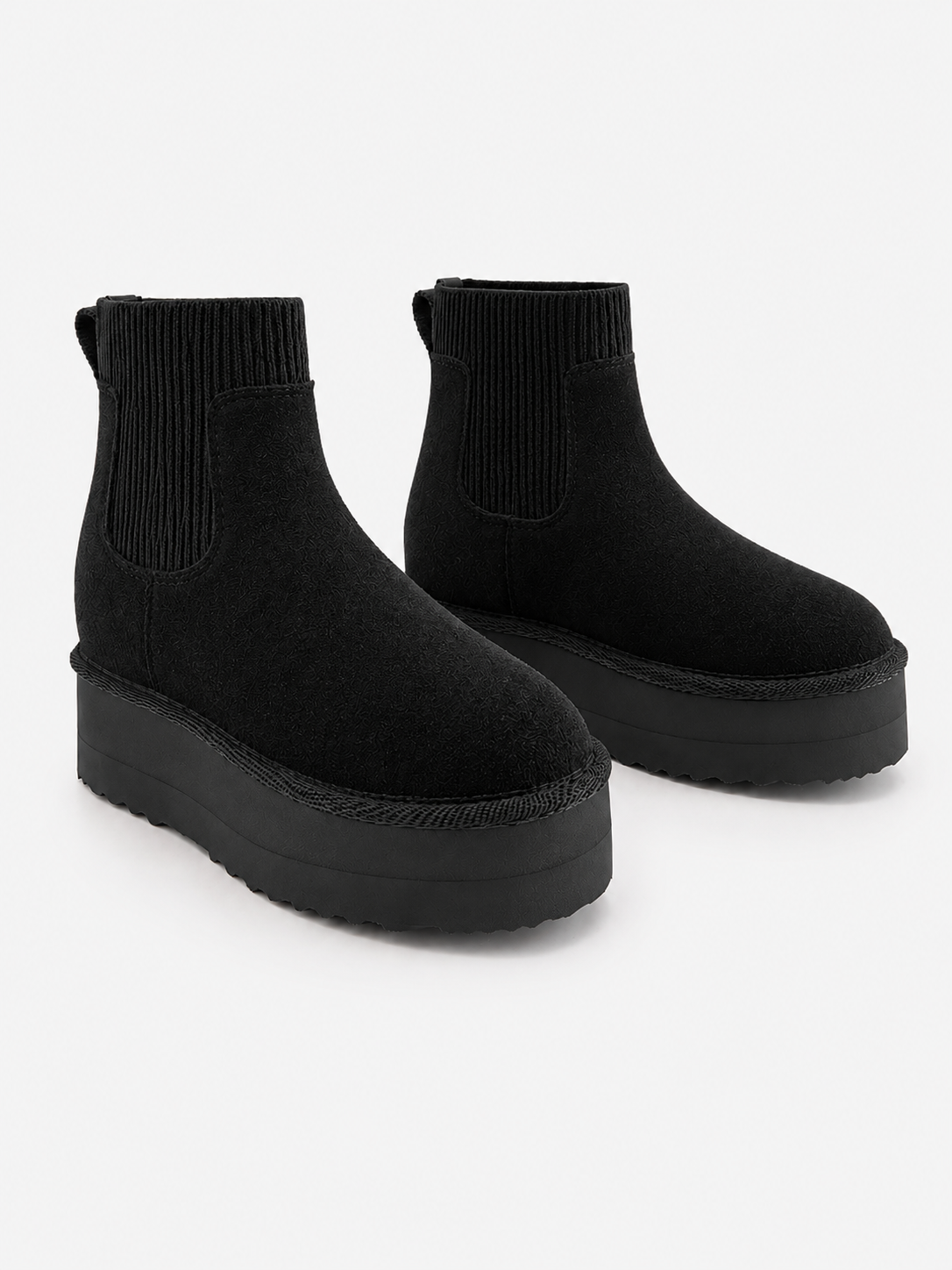 Bottes d’Hiver Mi-Mollet – Doublure Douce, Semelle Antidérapante, Pour les Journées Froides