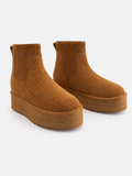 Bottes d’Hiver Mi-Mollet – Doublure Douce, Semelle Antidérapante, Pour les Journées Froides