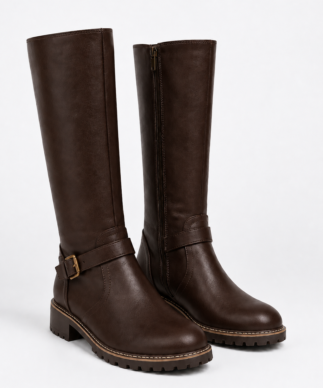 Bottes femme en cuir – Soutien orthopédique, finition soignée, pour un usage quotidien