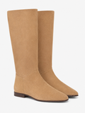 Bottes femme en daim – Finition artisanale, silhouette intemporelle, pour le quotidien
