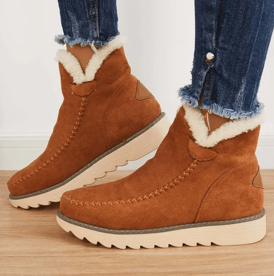 Bottes d’Hiver Confortables pour Femme – Chaleur & Élégance