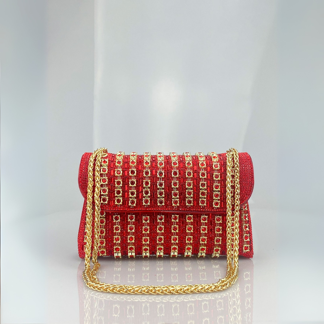 Sac à épaule chic à chaîne colorée