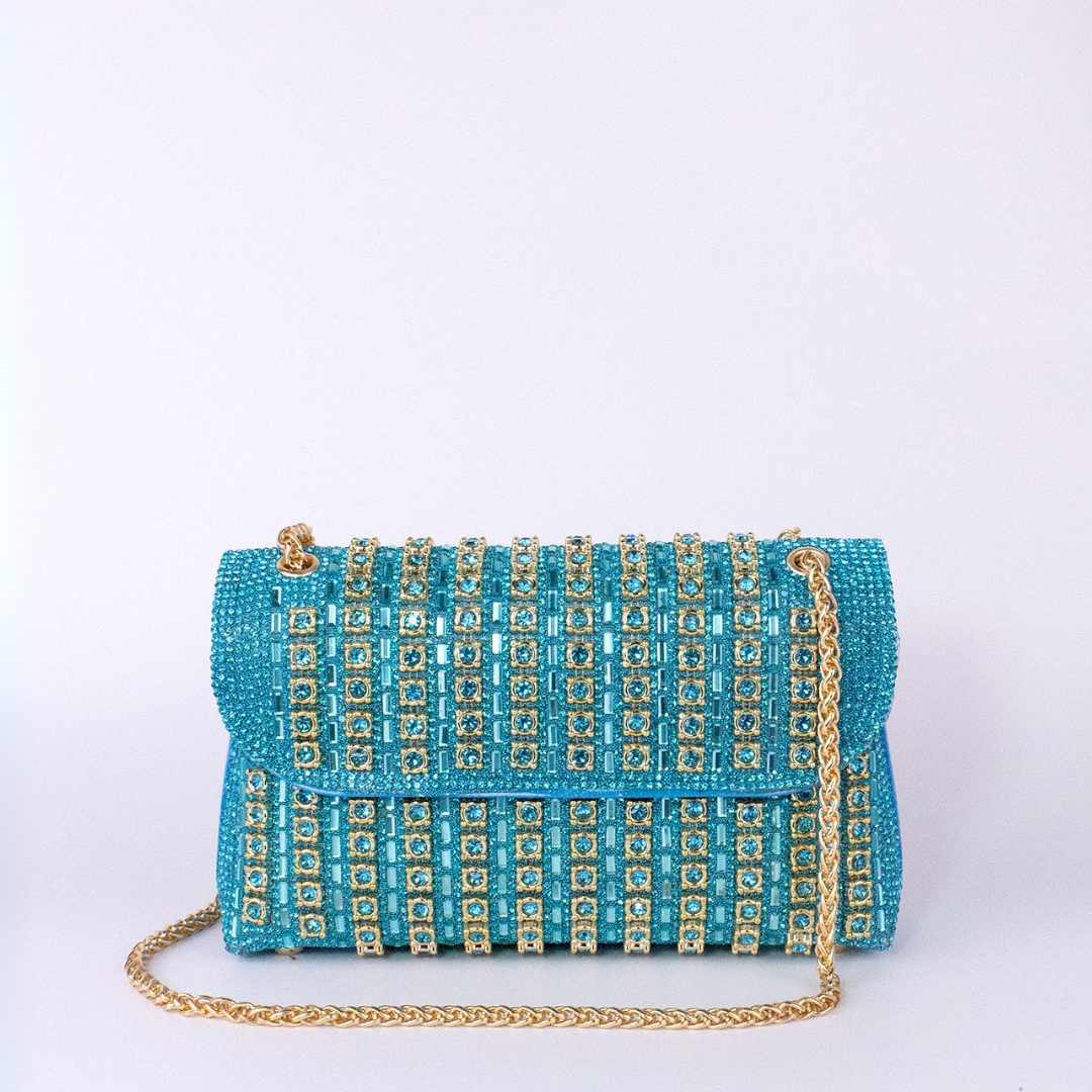 Sac à épaule chic à chaîne colorée