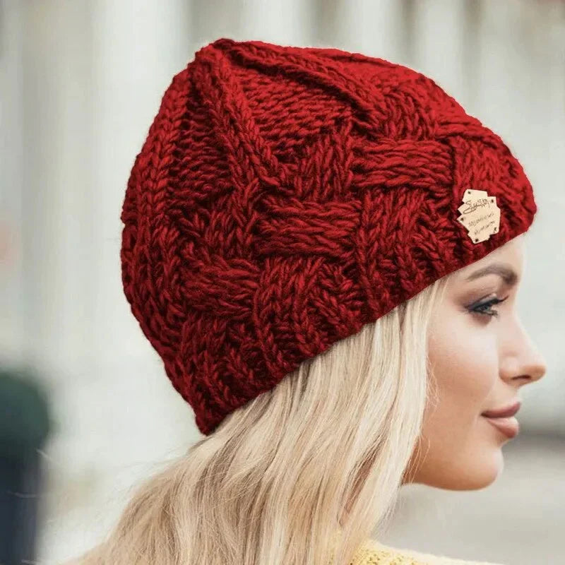 Bonnet en Tricot Doux et à la Mode