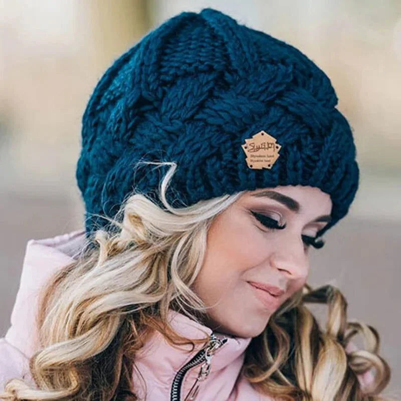 Bonnet en Tricot Doux et à la Mode
