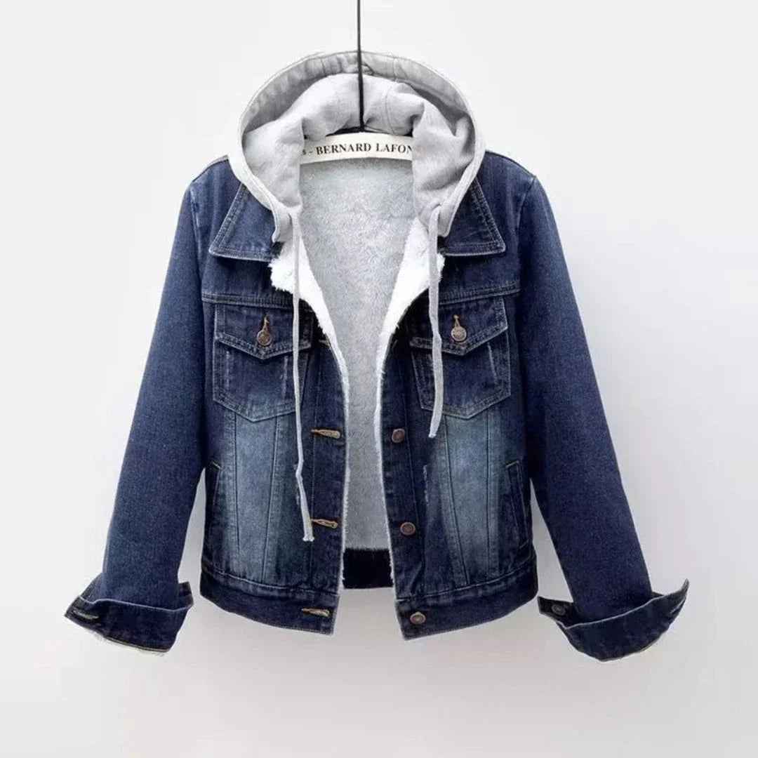 Veste Jean Sherpa & Capuche Hiver