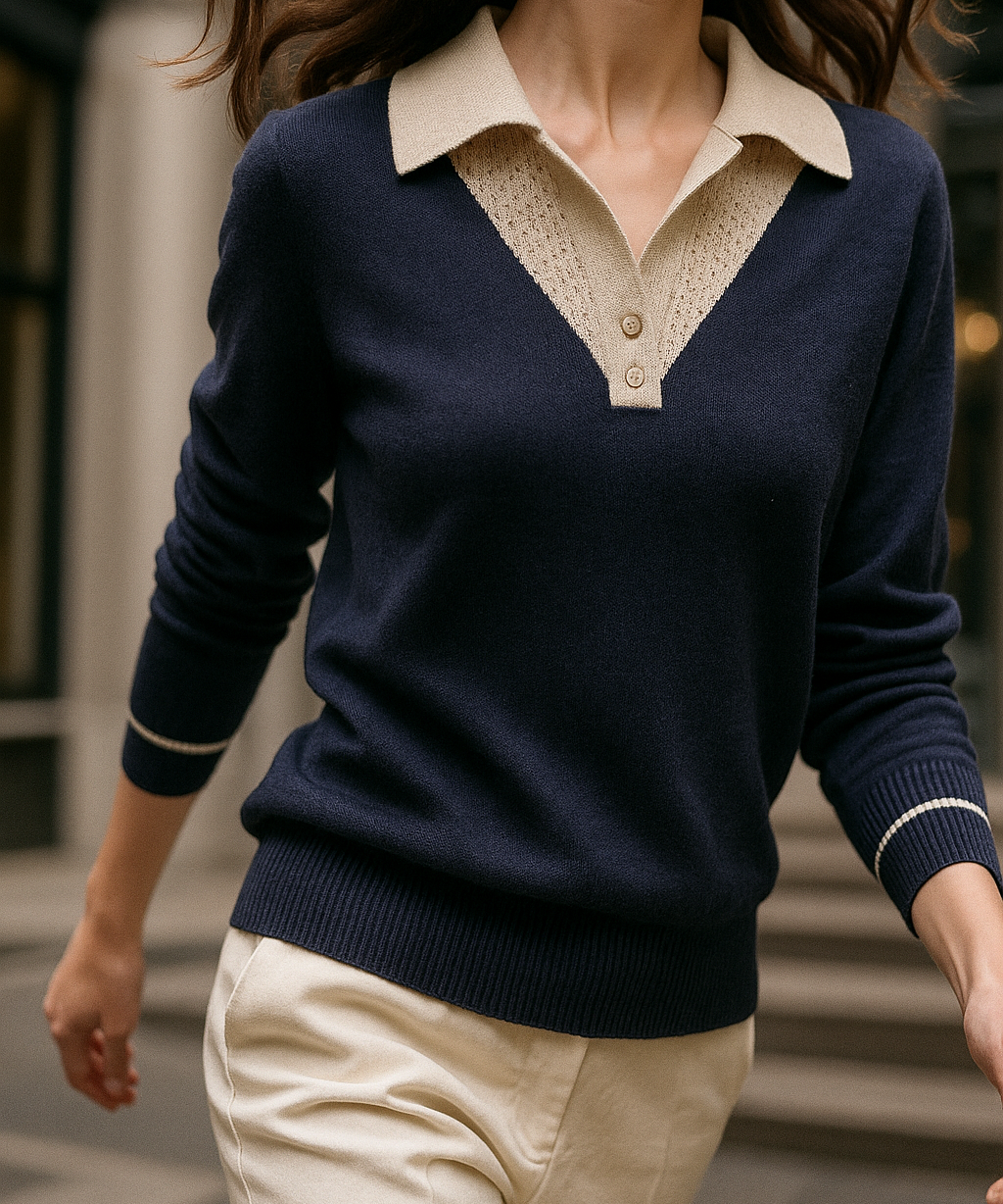 Pull Féminin en Laine Mérinos Premium