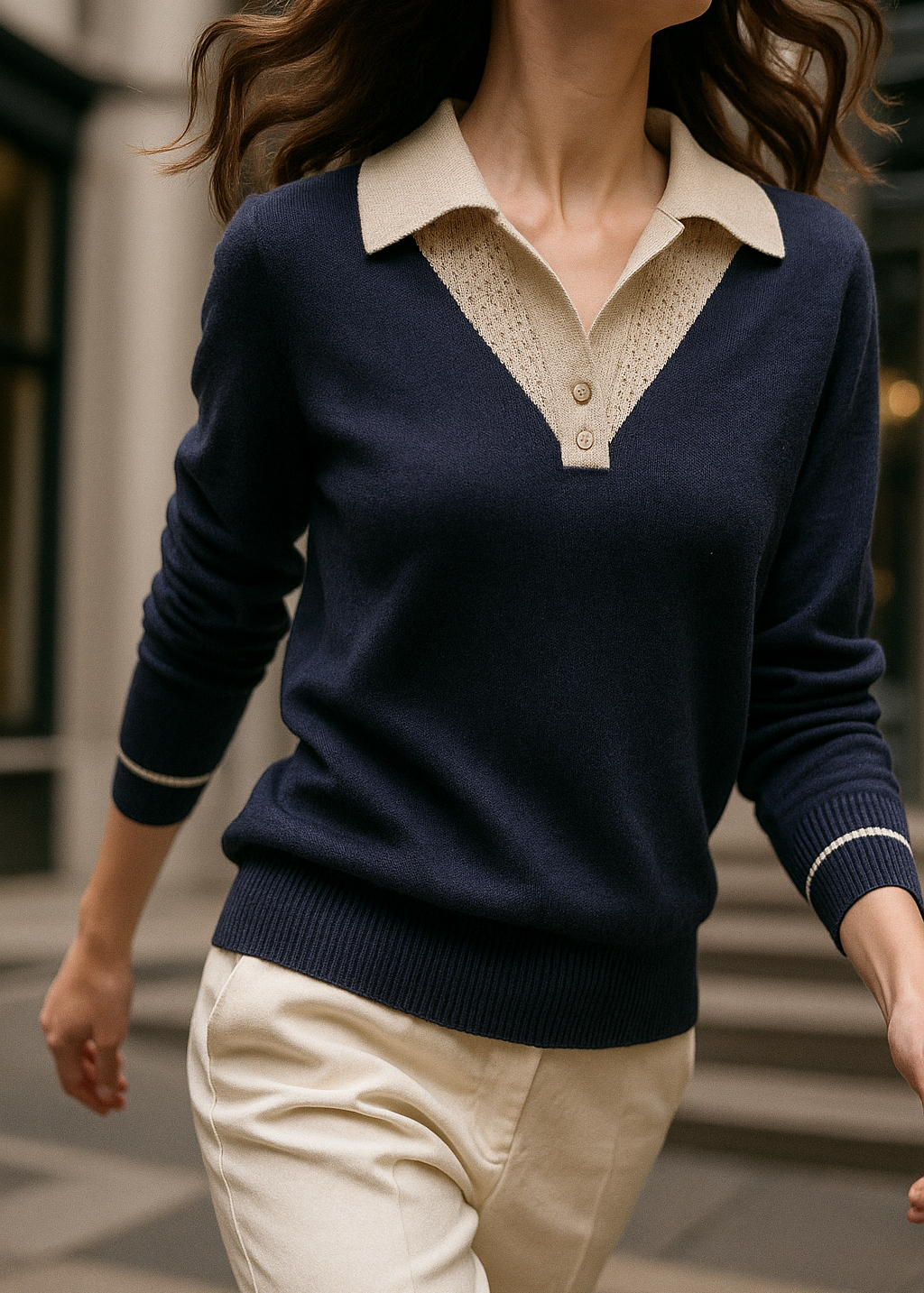 Pull Féminin en Laine Mérinos Premium